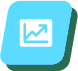 Chart with an arrow pointing up