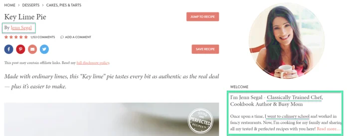 SEO basics: E-E-A-T example