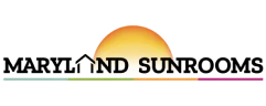 Maryland Sunrooms logo with sunset.